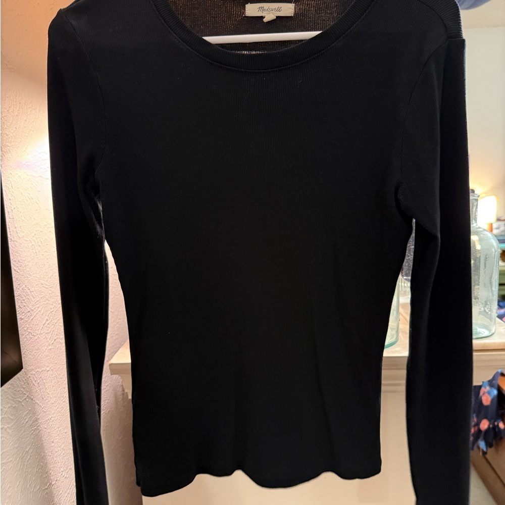 🖤Madewell Classic Black Long Sleeve Tee